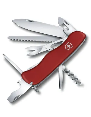 Victorinox Swiss Army Outrider Pocket Knife - Red - 14 Tools - 111mm