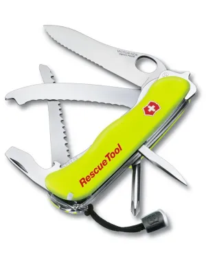 Victorinox Swiss Army Rescue Tool Pocket Knife - Flourescent Yellow - 13 Tools