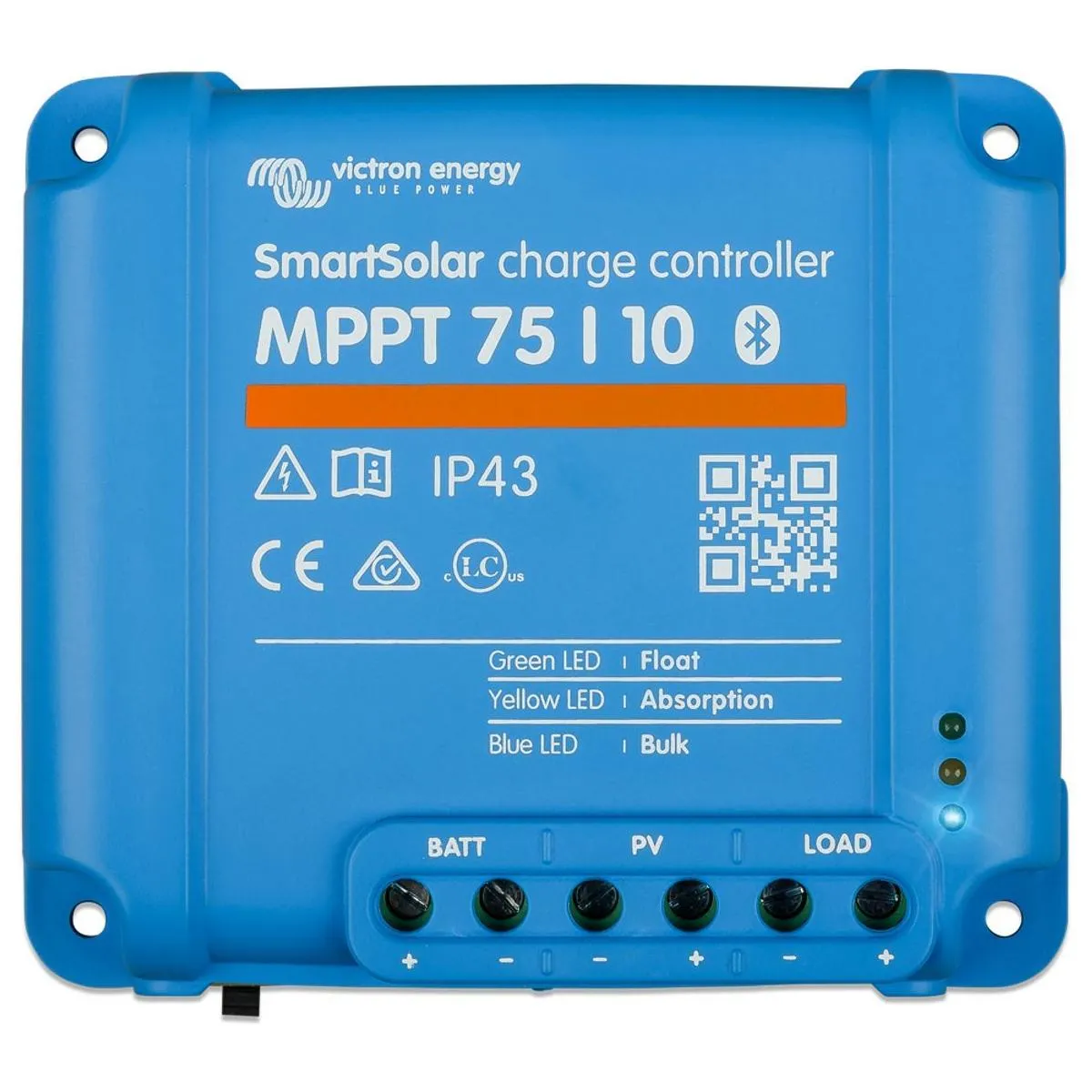 Victron 75/10 SmartSolar MPPT Charge Controller/Regulator (10A) - Compact and Ef