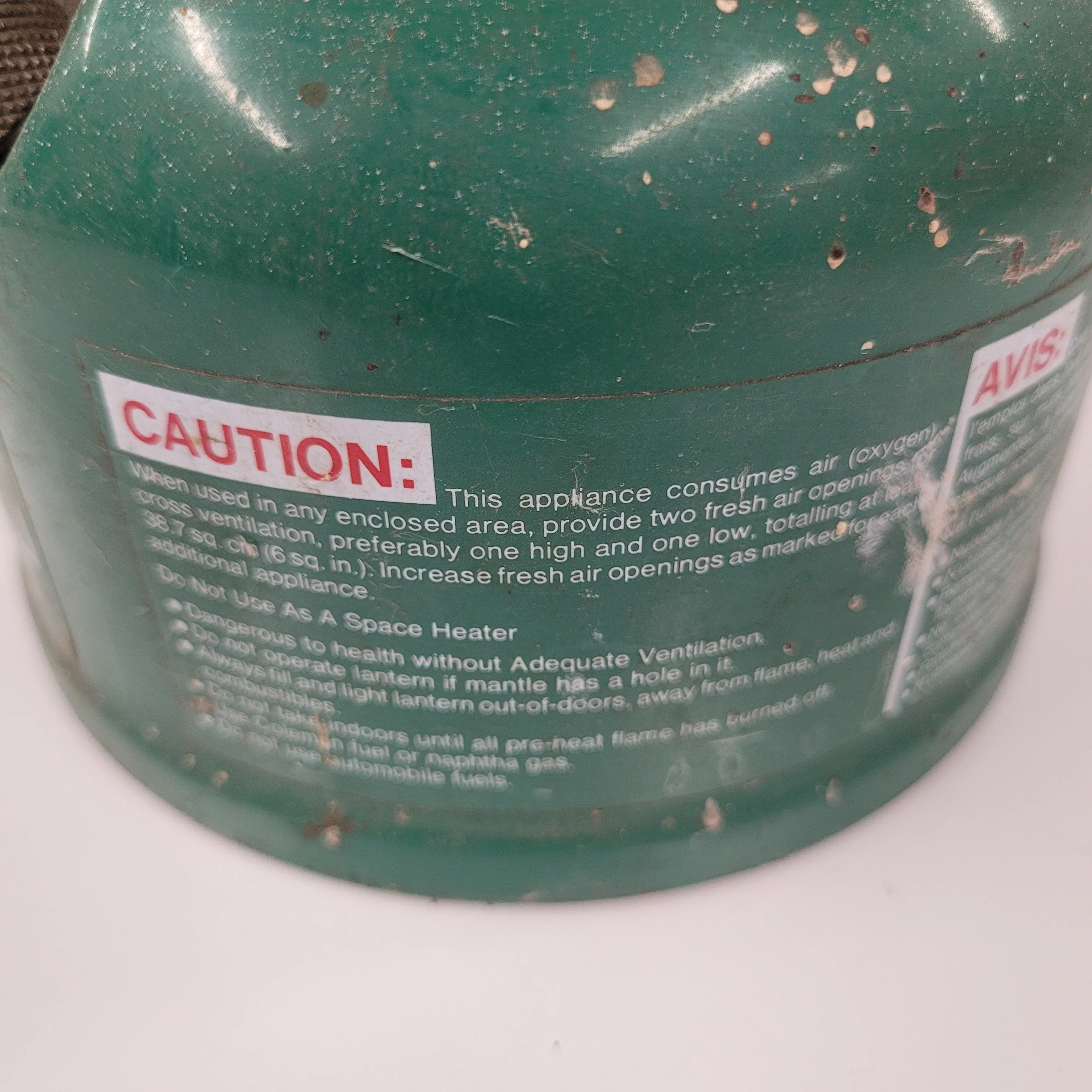 Vintage Green Coleman Easi-Lite Lantern Model 321C With Coleman Globe