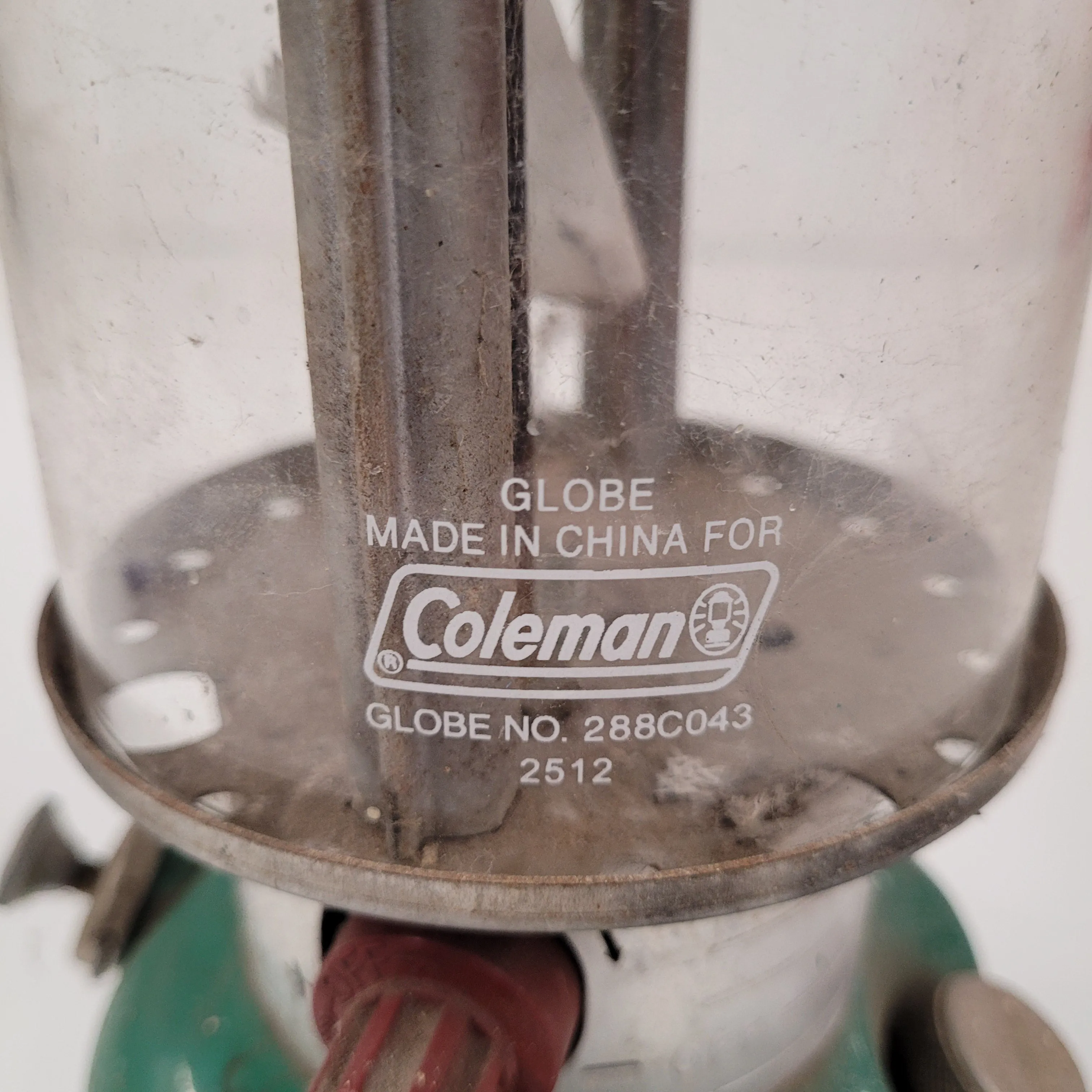 Vintage Green Coleman Easi-Lite Lantern Model 321C With Coleman Globe