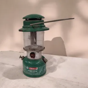 Vintage Green Coleman Easi-Lite Lantern Model 321C With Coleman Globe