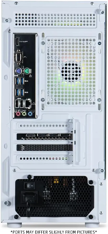 ViprTech Reaper 1.0 Liquid-Cooled PC - AMD Ryzen 7 8700F (5.0Ghz Turbo), RTX 4060 8GB, 16GB DDR5 6400, 1TB NVMe SSD, Gold PSU, VR-Ready, WiFi, BT, Win 11, Gaming Desktop Computer, White
