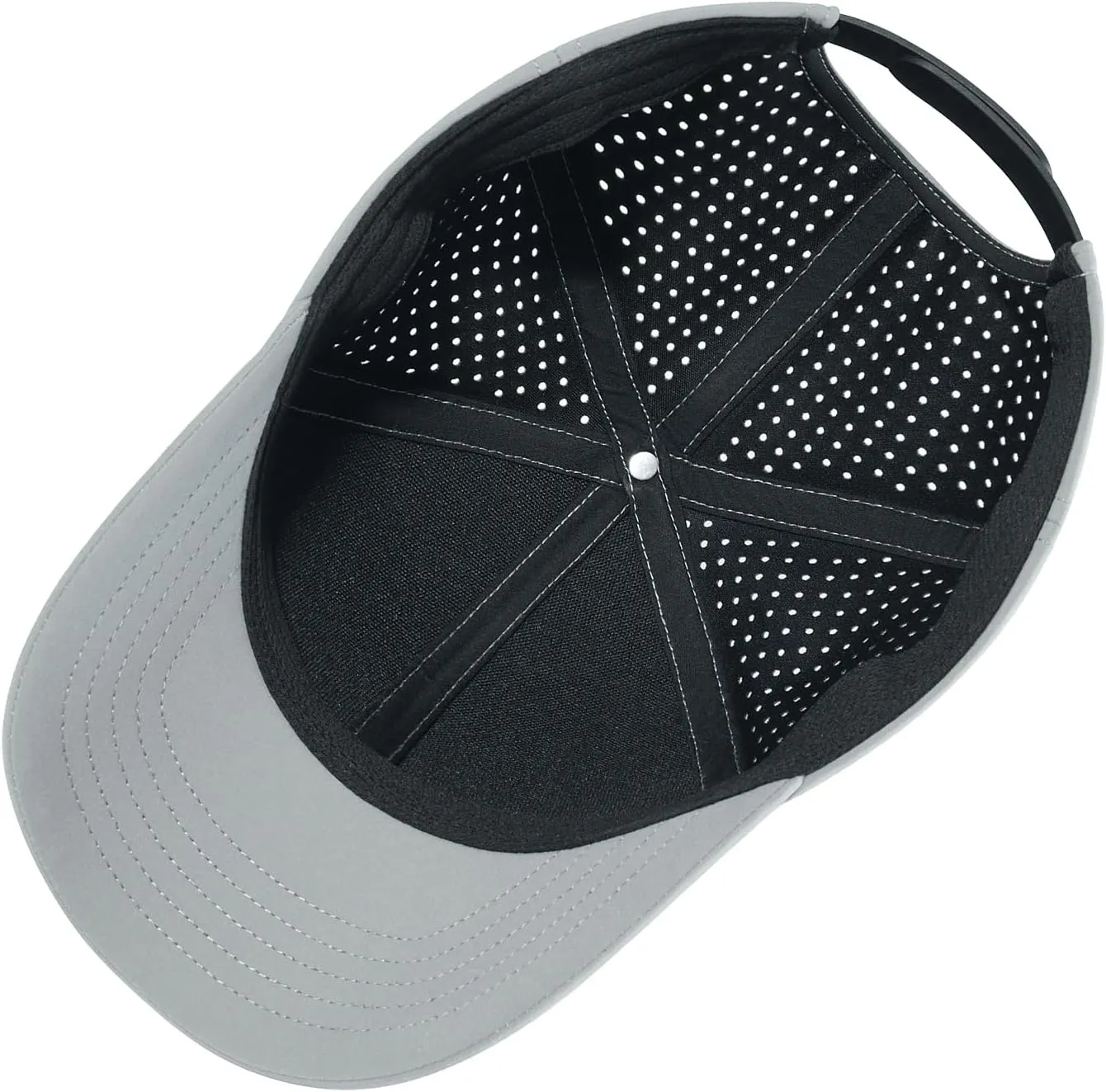 VOBOOM Men Quick Dry Baseball Cap Laser Cut Mesh Ball Curved Brim Snapback Hat