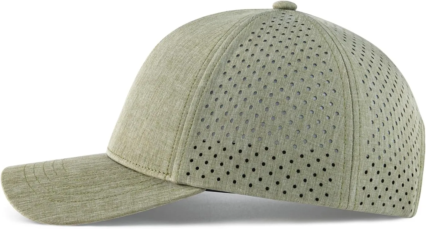 VOBOOM Men Snapback Trucker Hat, Baseball Cap for Breathable Side Laser Cut Holes