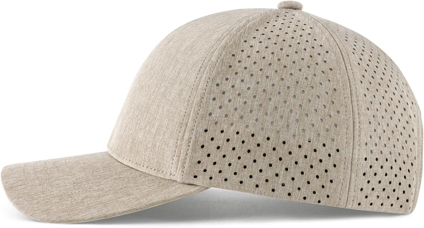 VOBOOM Men Snapback Trucker Hat, Baseball Cap for Breathable Side Laser Cut Holes