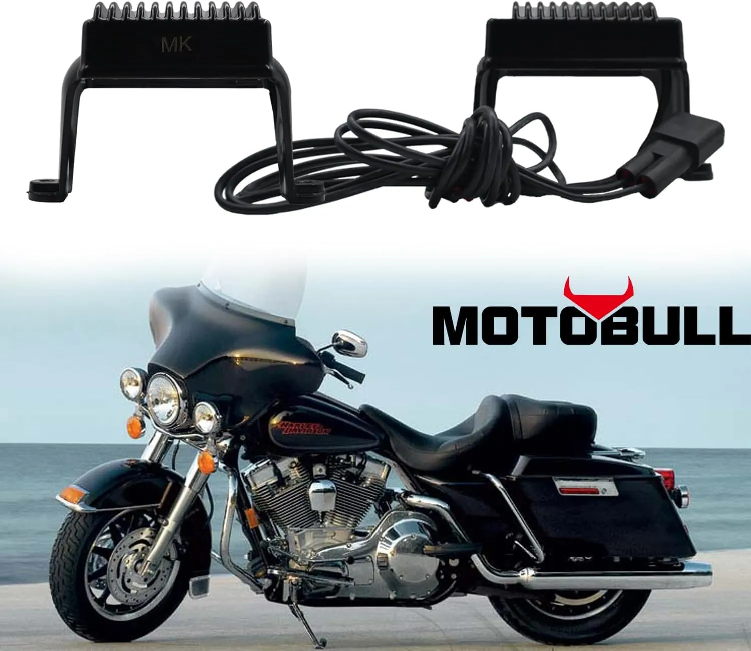Voltage Regulator Rectifier Compatible with Harley Davidson Road Glide Road King Electra Glide Ultra Classic 1997-2001 74505-97 7450597