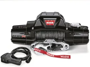 Warn 89305 ZEON 8-S Winch with Synthetic Rope - 8000 lb. Capacity