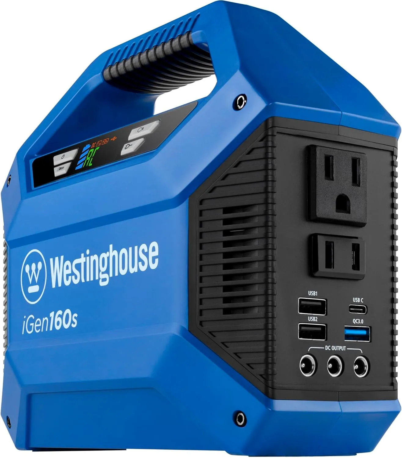 Westinghouse 155Wh 150 Peak Watt Portable Power Station & Solar Generator, Modified Sine Wave AC Outlet, Backup Lithium Battery for Camping, Home, Travel, Indoor/Outdoor Use (Solar Panel Not Included)