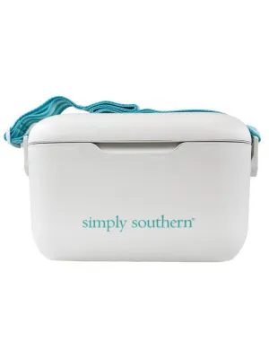 White (Hard Shell Vintage Collection Cooler) by Simply Southern