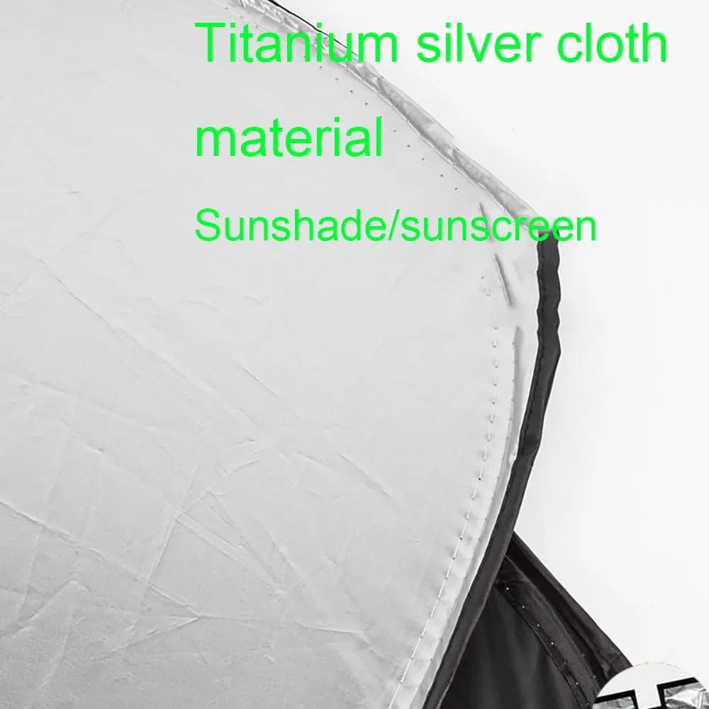 Windshield Sun Shade for Mitsubishi Eclipse Cross 2018 2019 2020 2021 2022 2023, Car Front Window Covers Sun Visor Protector, Foldable Blocks Sun Rays Sunshade, Easy Installation