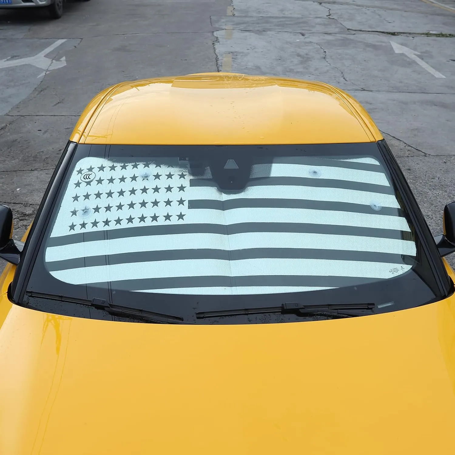 Windshield Sunshade for Toyota Supra J29 2019-2025 Accessories Front Window Sun Shade Foldable Reflective Sun Visor Custom Sunscreen UV Blocker Privacy Protector HeatShield (Black)