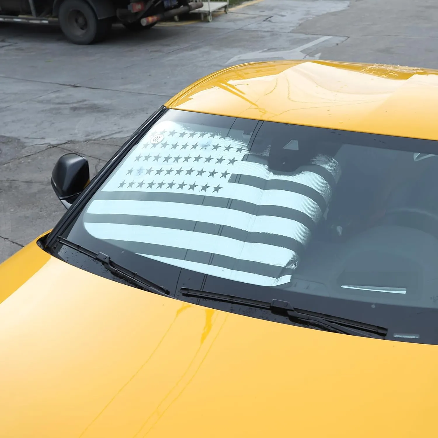 Windshield Sunshade for Toyota Supra J29 2019-2025 Accessories Front Window Sun Shade Foldable Reflective Sun Visor Custom Sunscreen UV Blocker Privacy Protector HeatShield (Black)