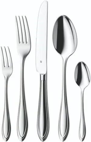 WMF Verona 30-Piece Cutlery Set for 6 Cromargan Stainless Steel with Glossy Finish