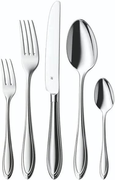 WMF Verona 30-Piece Cutlery Set for 6 Cromargan Stainless Steel with Glossy Finish