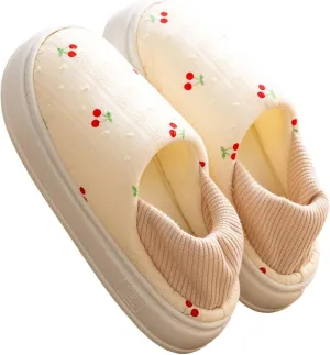 Womens Cute Closed Toe Slippers Indoor Lightweight Cozy Adjustable House Slippers Outdoor Slip On Travel Walking Shoe