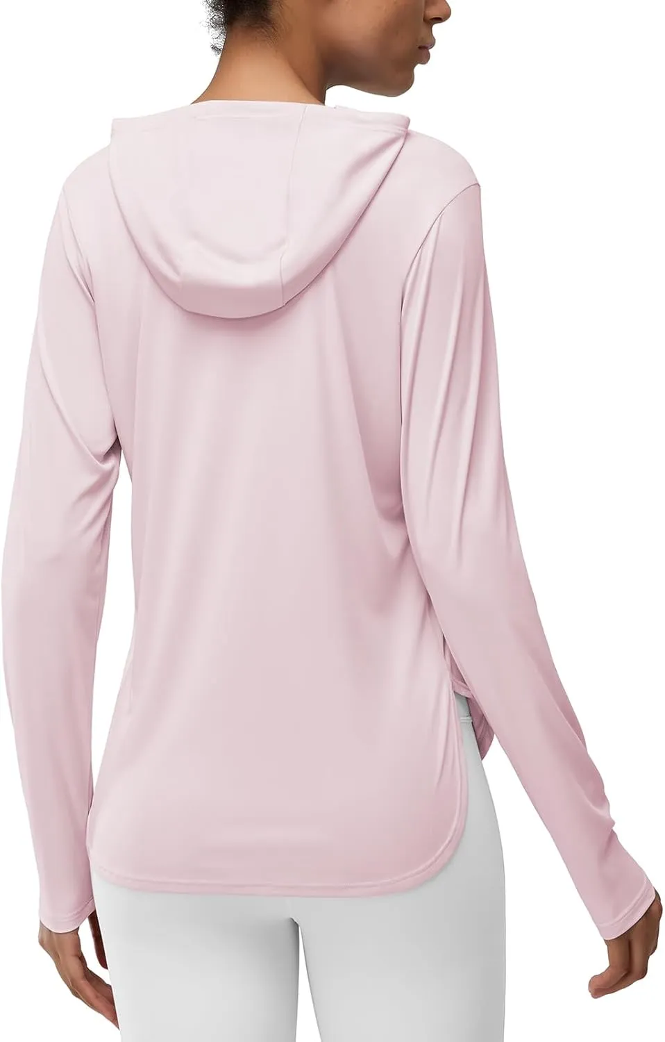 Women's Rash Guard Long Sleeve UV Sun Protection Shirts with Kangaroo Pocket Hoodie UPF 50  Lightweight SPF Tops for Hiking