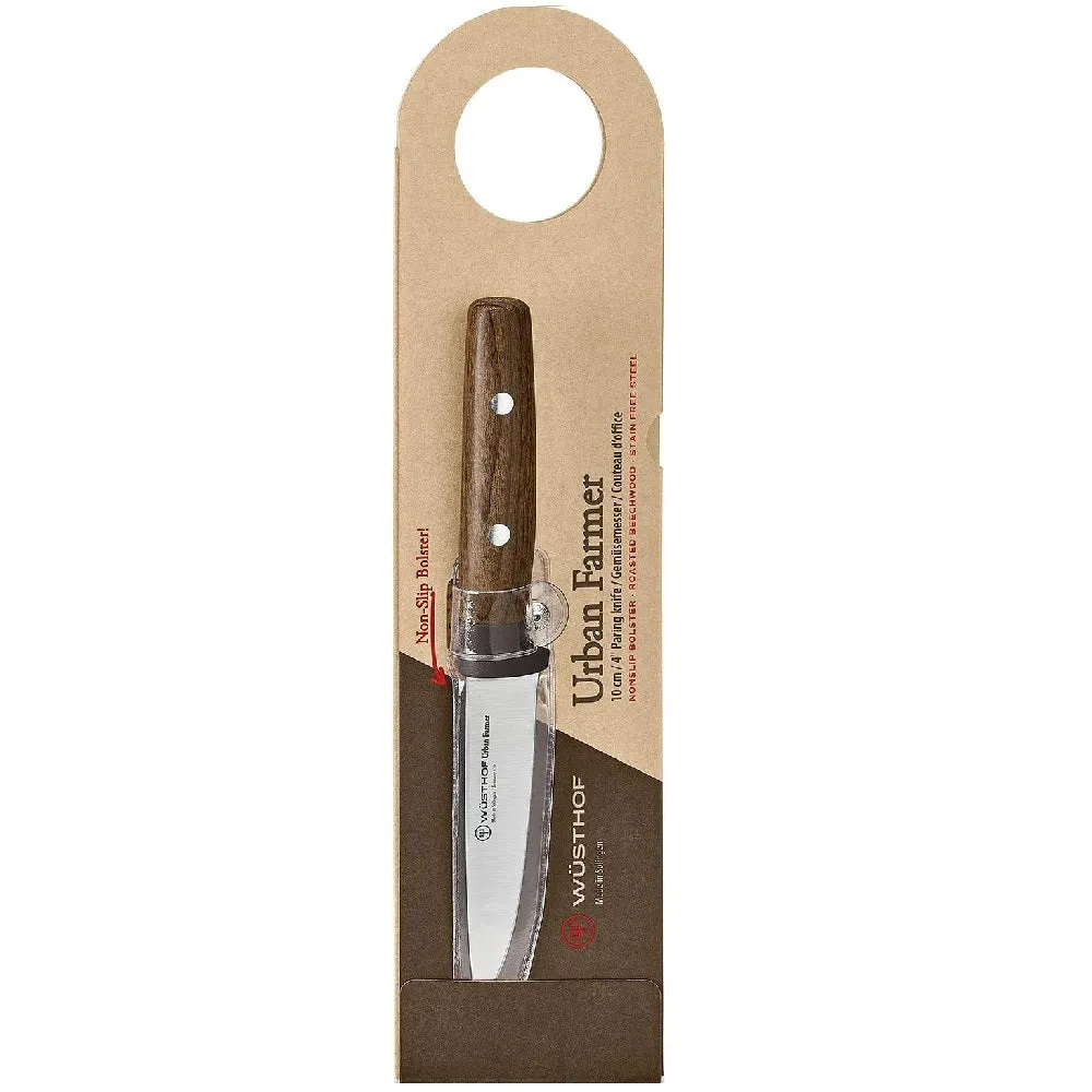 Wusthof Urban Farmer 4" Paring Knife with Heat Treated Beech Handle