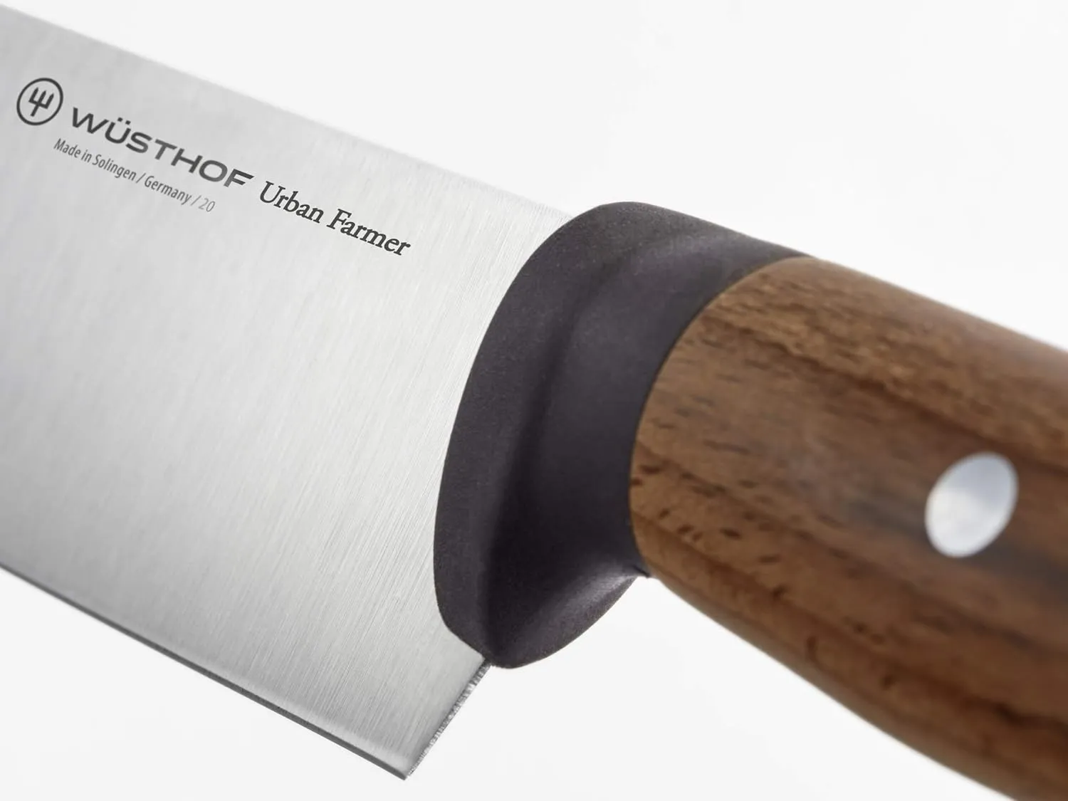 Wusthof Urban Farmer 5" Serrated Utility Knife with Heat Treated Beech Handle