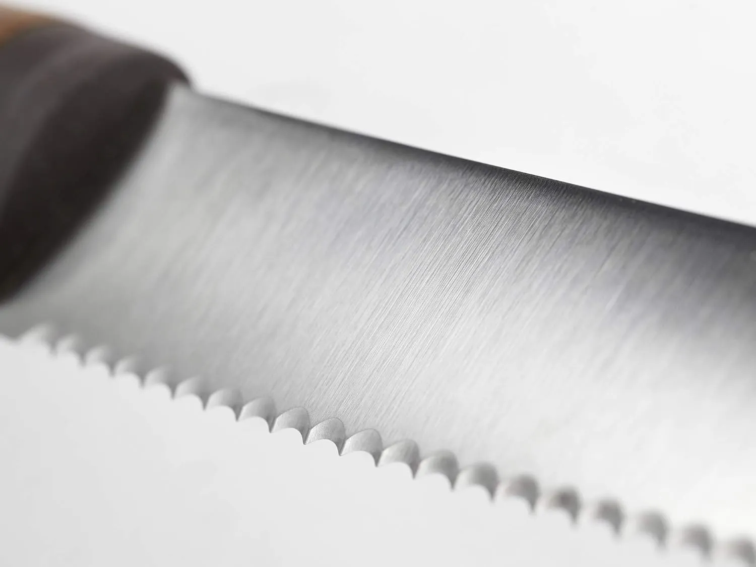 Wusthof Urban Farmer 5" Serrated Utility Knife with Heat Treated Beech Handle