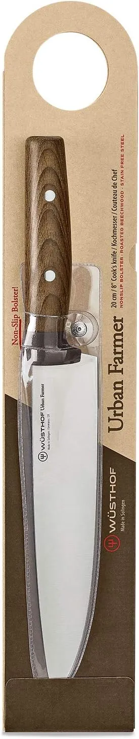 Wusthof Urban Farmer 8" Chef's Knife with Heat Treated Beech Handle