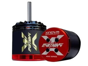 Xnova Lightening Brushless Outrunner Motor 4025-560KV 3Y for RC Helicopter Shaft A - Use for 520-600 Size RC Helicopters SAB Goblin 570, T-rex 600 for Extremely Hard 3D Flying on 6S up to 12S