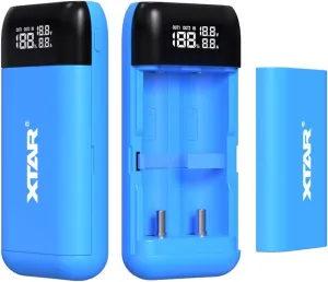 XTAR PB2S Battery Charger (Blue)