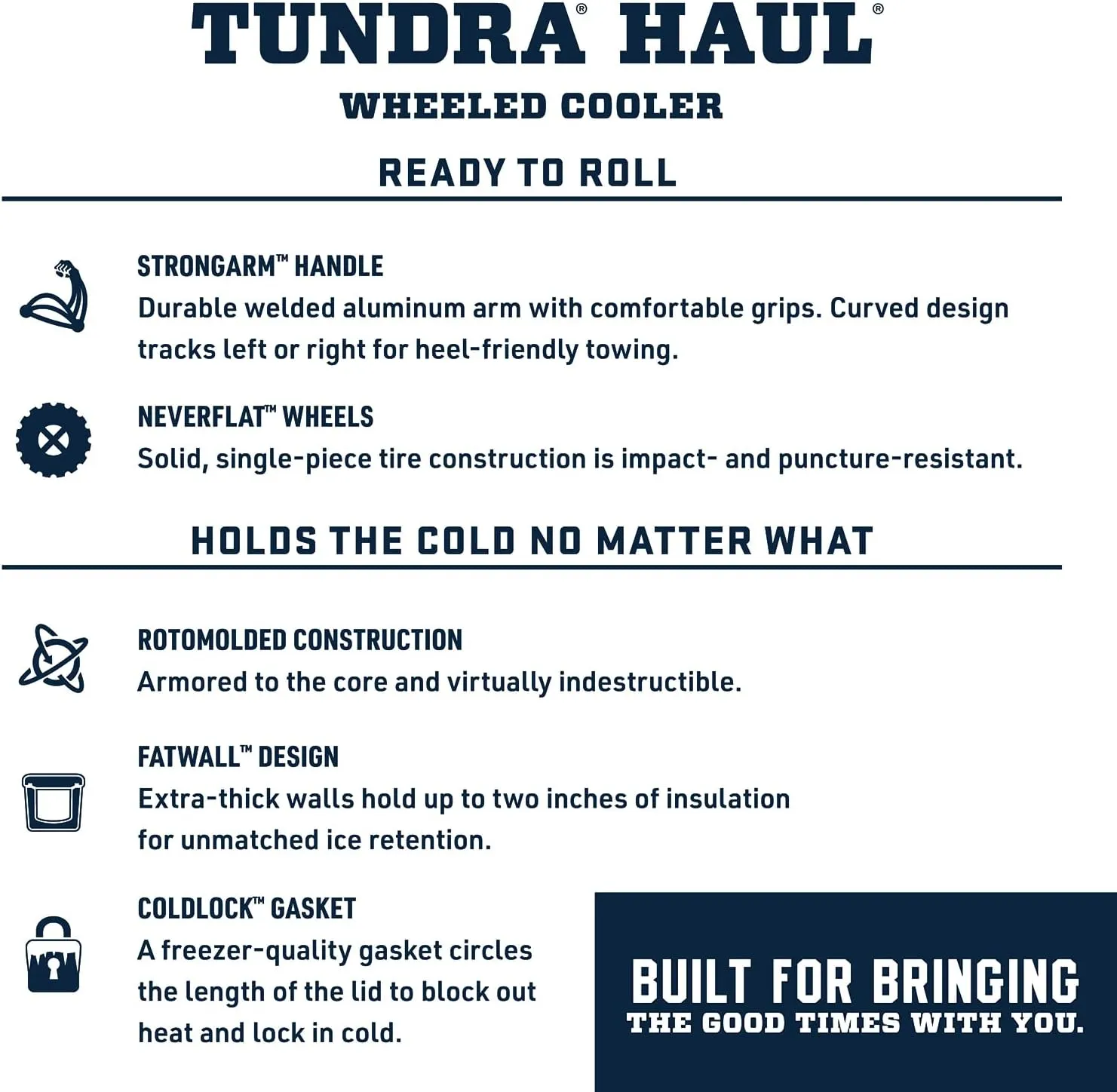 YETI Tundra Haul Wheeled Hard Cooler