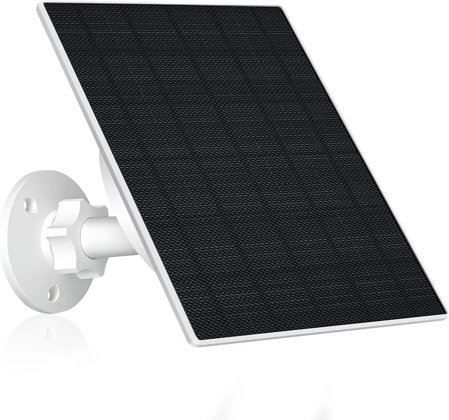 Zivif 10W Solar Panel Charger, USB C Solar Panel for Security Camera, USB Solar Panel for Camera, with USB-C & Micro USB Port, 360° Adjustable Bracket