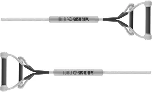 ZUP DoubleZUP Soft Float Tow Handle with 9" Double Handle Design and 60' Low-Stretch Tow Rope Mainline for Wakeboards, Kneeboards, Water Skiing, and Water Sports Activities